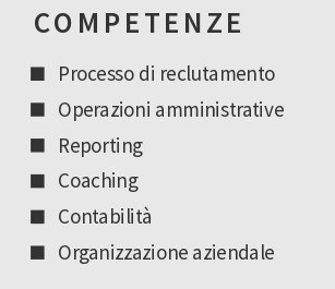 competenze nel CV da studente